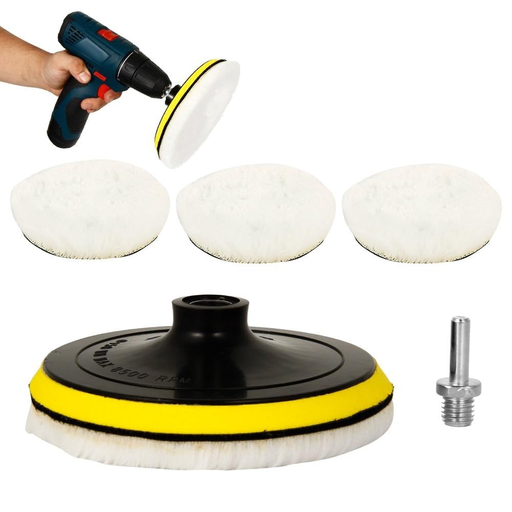 Baumwoll Pads zum Auto wachsen und polieren Set