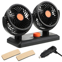 Lade das Bild in den Galerie-Viewer, Doppel Mini Ventilator fürs Auto | Luftkühlung
