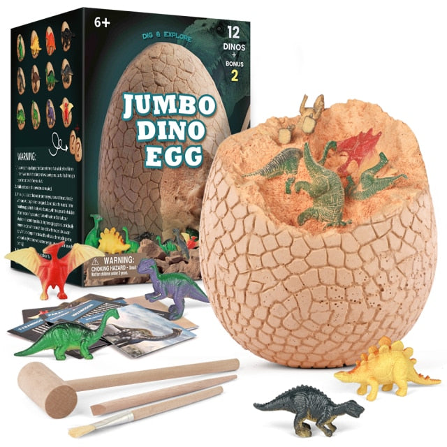 Jumbo Dinosaurier Ei mit verschiedenen Spielzeugen