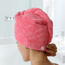 Lade das Bild in den Galerie-Viewer, Magischer Handtuch Turban aus Mikrofaser | Schnelles Trocknen &amp; Pflege
