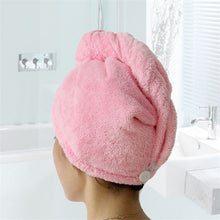Lade das Bild in den Galerie-Viewer, Magischer Handtuch Turban aus Mikrofaser | Schnelles Trocknen &amp; Pflege
