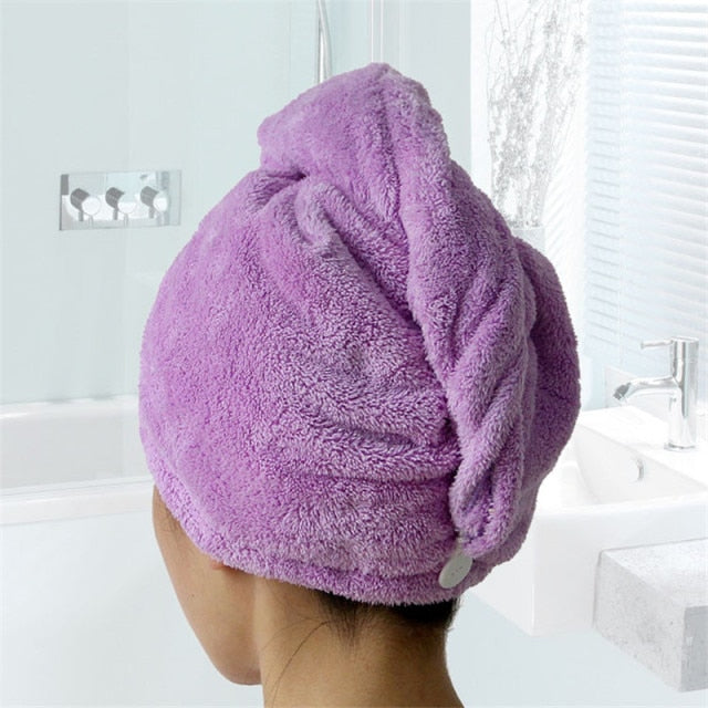 Magischer Handtuch Turban aus Mikrofaser | Schnelles Trocknen & Pflege