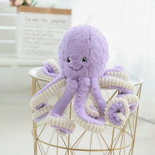Lade das Bild in den Galerie-Viewer, XL Oktopus Kuscheltier
