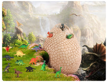 Lade das Bild in den Galerie-Viewer, Jumbo Dinosaurier Ei mit verschiedenen Spielzeugen
