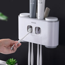 Lade das Bild in den Galerie-Viewer, Automatisches Zahnpasta-Spender-Set mit Wandhalterung | die smarte Bad Ausstattung
