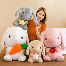 Lade das Bild in den Galerie-Viewer, Niedliche XL Hasenkuscheltiere im Kawaii Look
